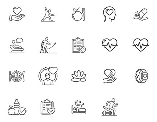 19 Patient Care and Wellness Icons set
