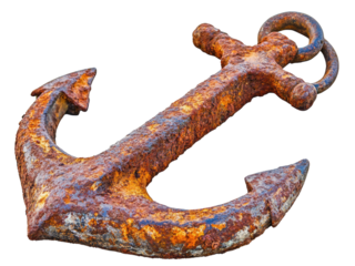 A Rusty Anchor: A Symbol of Resilience and Maritime History