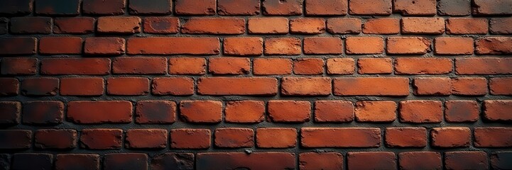 Obraz premium Grungy brick wall, weathered texture, distressed frame , retro, surface