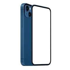 mobile phone isolated on white background