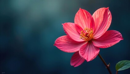 Fototapeta premium Abstract late-blooming flower, intricate design, unusual, photography, complex