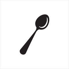 spoon on white background