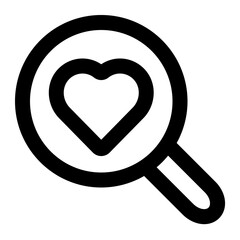 love icon for illustration