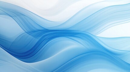 Fototapeta premium Color light blue abstract transparent gradient waves design