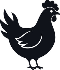 vector illustration of a chicken