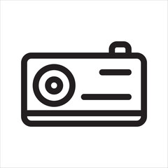 camera icon with white background