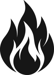 vector illustration of a fire