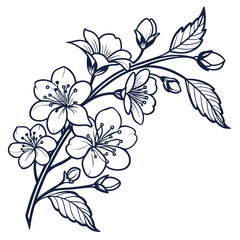 floral background with flowers