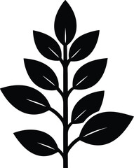 vector tree with leaves