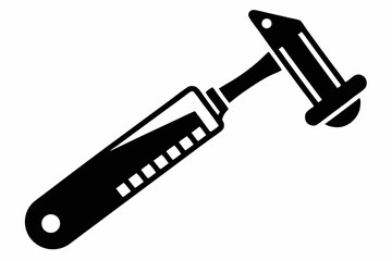 nail puller silhouette line art vector illustration