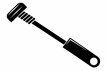 nail puller silhouette line art vector illustration