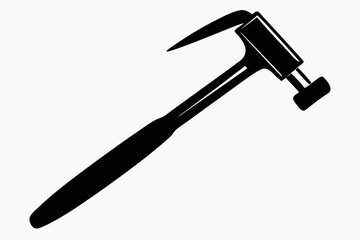 nail puller silhouette line art vector illustration