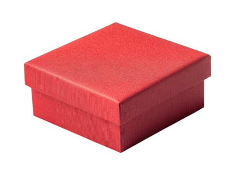 A Red Square Gift Box: Elegant Packaging for Precious Gifts
