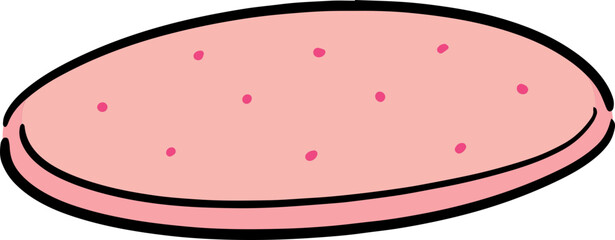 Illustration of cracker
