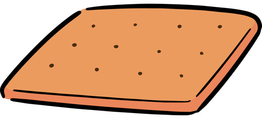Illustration of cracker
