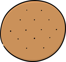 Illustration of cracker
