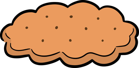 Illustration of cracker
