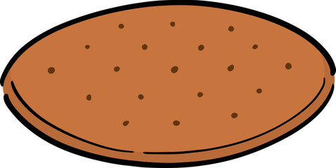Illustration of cracker
