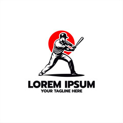 Baseball Logo Design. Sports Baseball Logo Design Vector