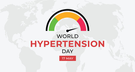 World hypertension day background banner illustration design