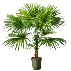 Fototapeta premium Kentia Palm (Howea forsteriana) Studio Shot Isolated on Clear , isolated transparent Background, PNG