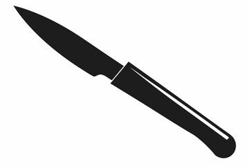 scalpel silhouette line art vector illustration
