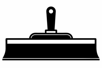 scraper silhouette line art vector illustration