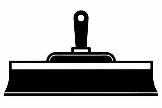 black putty knife tool, construction equipment clip art preview