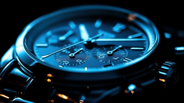 Close-up of a sophisticated watch