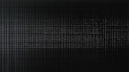 Abstract Digital Code Loop Scrolling Horizontally in Matrix Style
