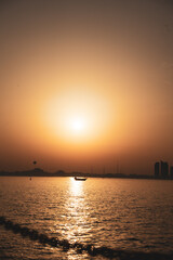 qatar sunset