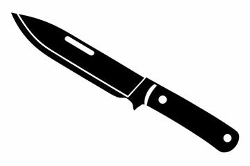 utility knife silhouette line art vector illustration