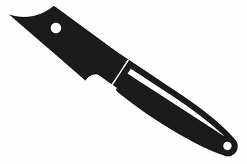utility knife silhouette line art vector illustration