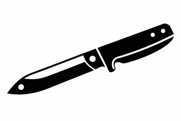 utility knife silhouette line art vector illustration