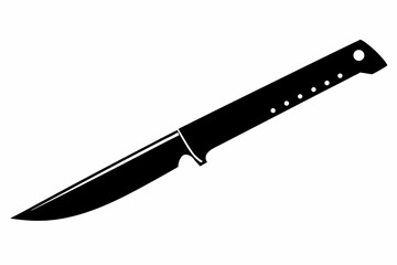 utility knife silhouette line art vector illustration