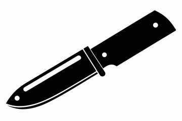 utility knife silhouette line art vector illustration