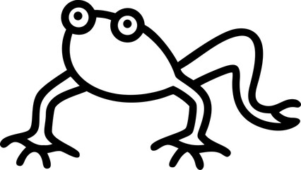 funny cartoon frog