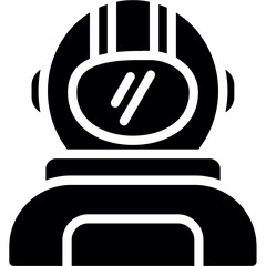 Space Suit Glyph Icon © pexleodesigns