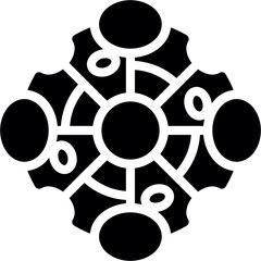 Artificial Gravity Glyph Icon