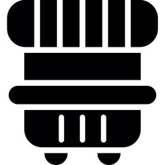 Street Market Glyph Icon