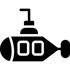 Dive Instructor Glyph Icon