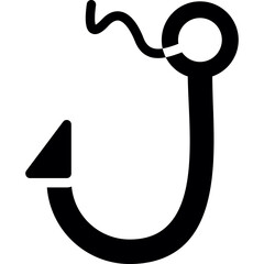 Reef Hook Glyph Icon