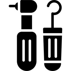 Dental Tools Tray Glyph Icon