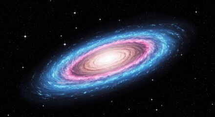 Obraz premium Colorful Galaxy in Space