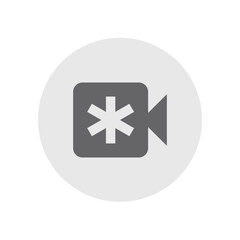 Emergency Recording Filled Icon