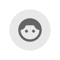 Face Six Filled Icon