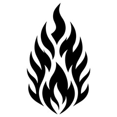 flame stitch isolated on white background 