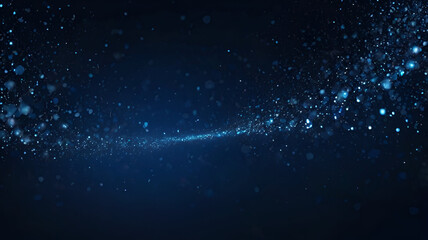 Obraz premium abstract blue background with particles