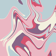Pastel Pink Fluid Marble Abstract Background – Soft Swirl Design