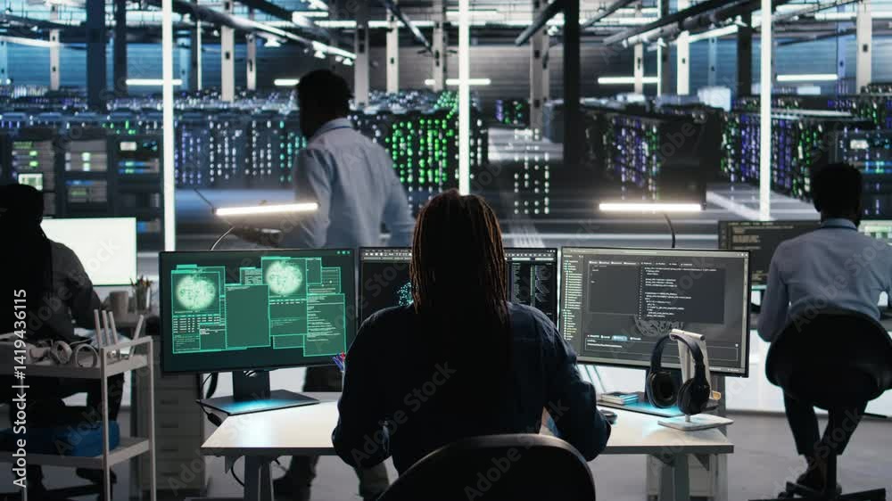 Poster server hub admin responds to cyberattack attempting to access confidential data while securing hardw